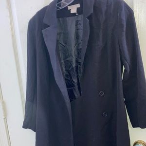 FINAL MARKDOWN Ladies black h & m car coat 4